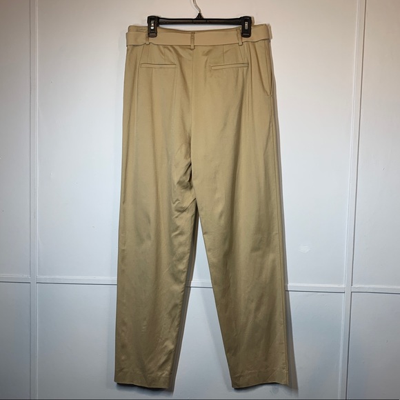 Grey By Jason Wu Belted Twill Khaki Women's Pants - Picture 7 of 13
